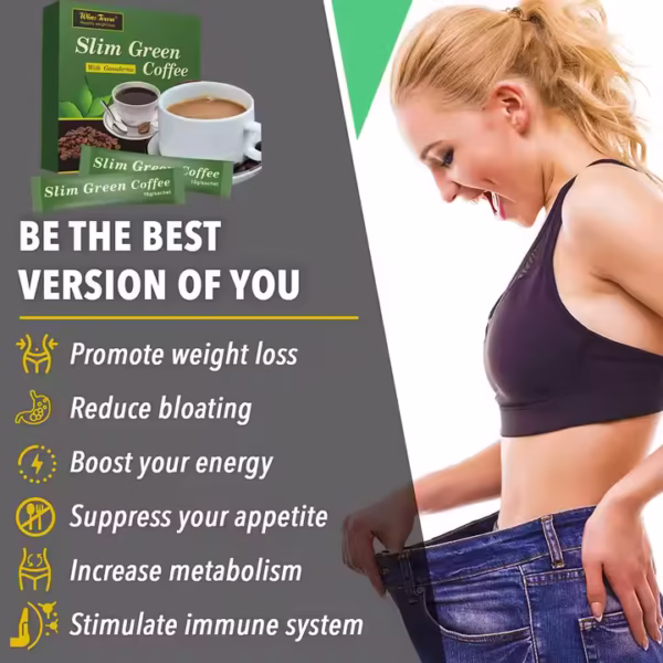 Slim Green Coffee Natural Herbal Healthy - Image 4