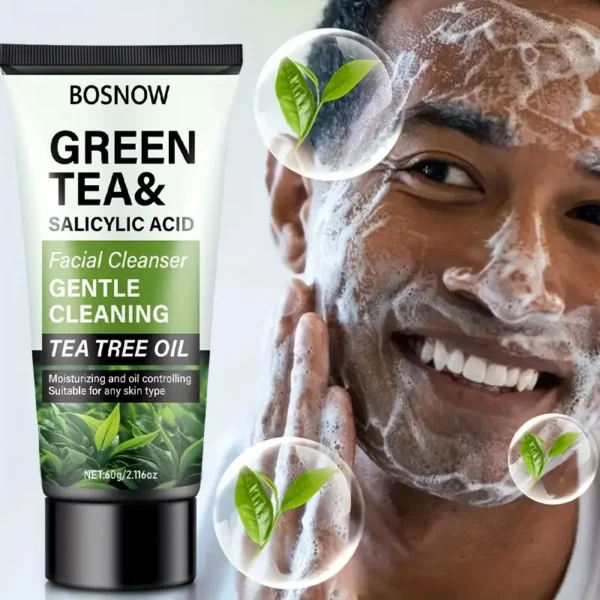 BOSNOW Green Tea & Salicylic Acid Facial Cleanser